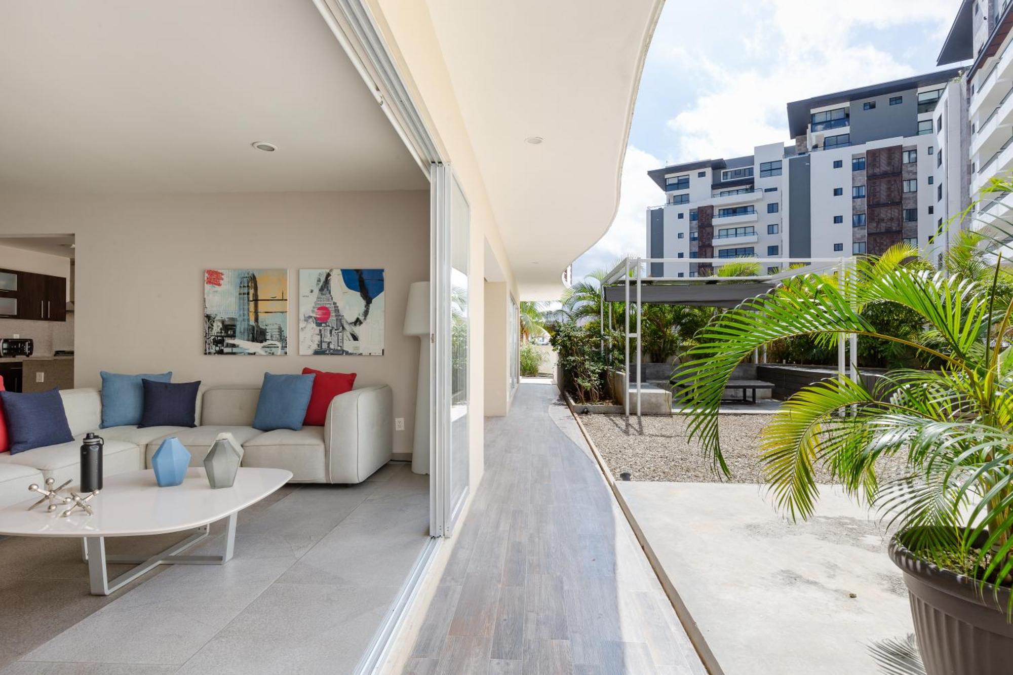 Large&Modern Apartment With Private Terrace Cancun Bagian luar foto